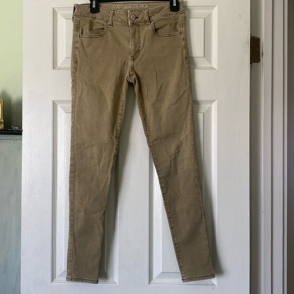 American Eagle Outfitters Jeans in Olive Green
